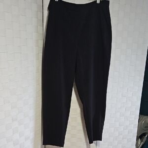 Nine West Size XL- Women's Classic Black Crop Pull On Pants